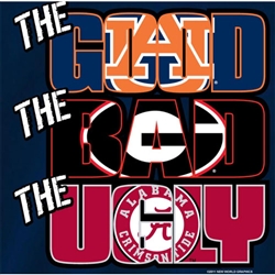 Auburn Tigers Football T-Shirts War Eagle - The Good The Bad The Ugly