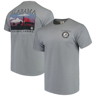 Alabama Crimson Tide - Campus Scenery - Comfort Colors Grey T-Shirt