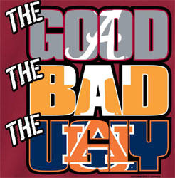 Alabama Crimson Tide Football T-Shirts - The Good The Bad The Ugly
