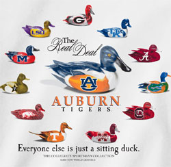 Auburn Tigers T-Shirts - Callin Out The Competition, Everyone else is just sitting duck
