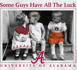 Alabama Crimson Tide Football T-Shirts - Some Guys Have All The Luck