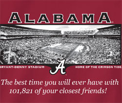 Alabama Crimson Tide Football T-Shirts - Welcome To My House