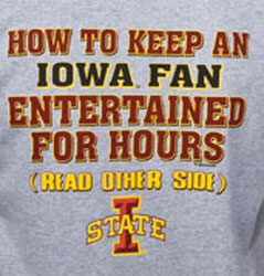 Iowa State Cyclones Football T-Shirts - Entertained For Hours