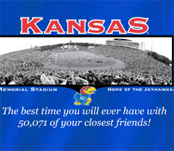 Kansas Jayhawks Football T-Shirts - Welcome To My House Memorial Stadium