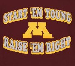Minnesota Golden Gophers Football T-Shirts - Raise Em Right