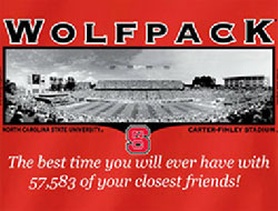North Carolina State Wolfpack Football T-Shirts - Welcome To My House Carter-Finley Stadium