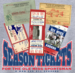 Ole Miss Rebels Football T-Shirts - Season Tickets Lifetime Sportsman