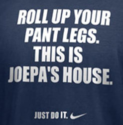 Penn State Nittany Lions Football T-Shirts - JoePa's House - Roll Up Your Pant Leg