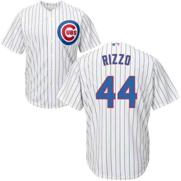 Anthony Rizzo 44 Chicago Cubs Majestic Cool Base Player Jersey - White
