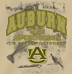 Auburn Tigers Football T-Shirts - SEC Sportsman It's Better Outdoors