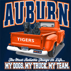 Auburn Tigers Football T-Shirts - My Dogs My Truck My Team