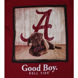 Alabama Crimson Tide Football Sayings T-Shirts - Man's Best Friend - Good Boy Tee