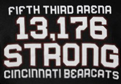 Cincinnati Bearcats Basketball T-Shirts - Represent The C - Fifth Third Arena