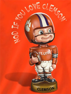 Clemson Tigers T-Shirts - Nod If You Love Clemson - Bobblehead