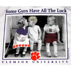 Clemson Tigers Football T-Shirts - Some Guys Have All The Luck
