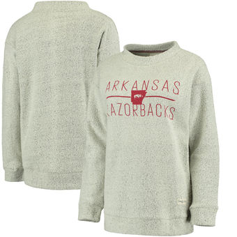 Cute Arkansas Shirts - Comfy Terry Crew Sweatshirt By Pressbox Arkansas Razorbacks Color Cream