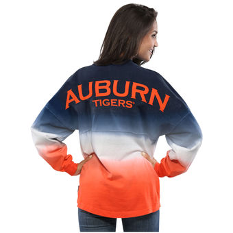 Cute Auburn Shirts - Womens Ombre Dip-Dyed Spirit Jersey Auburn Tigers Color Navy