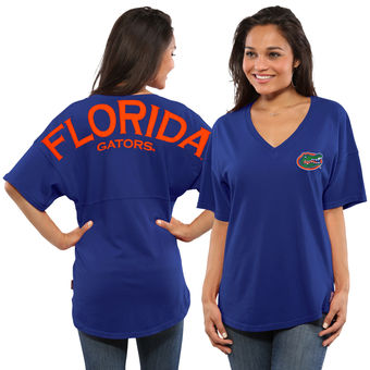 Cute Florida Gator Shirts - Oversized T-Shirt Spirit Jersey Color Royal