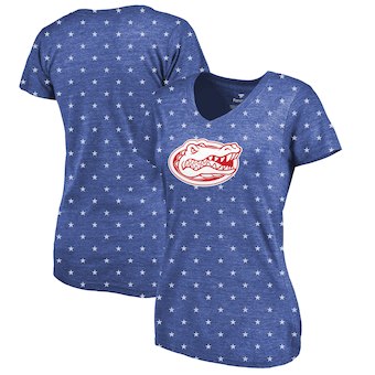 Cute Florida Gator Shirts - Star Spangled Allover Print T-Shirt Color Royal
