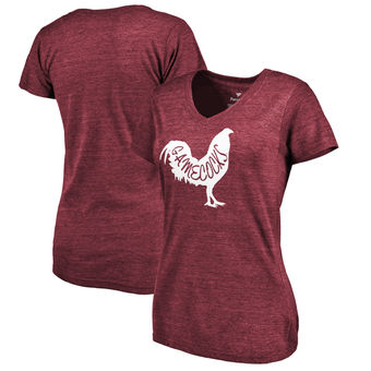 Cute South Carolina Shirts - Tri-Blend V-Neck Womans DNA Short Sleeve T-Shirts