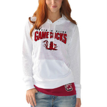 Cute South Carolina Shirts - Kick Off Hooded Tee By Carl Banks Color White