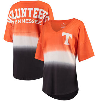 Cute Tennessee Shirts - Tennessee Volunteers Ombre V-Neck Spirit Jersey T-Shirt