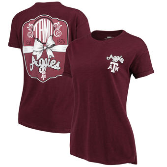 Cute Texas A&M Shirts - Aggies Lacy Jade Boyfriend T-Shirt Color Maroon