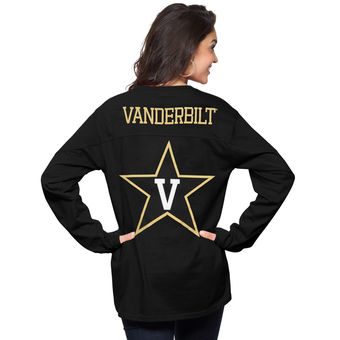 Cute Vanderbilt Shirts - Vandy Long Sleeve Big Shirt Oversized Color Black