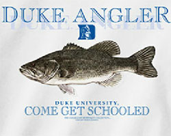 Duke Blue Devils Football T-Shirts - Duke Angler - Come Get Schooled