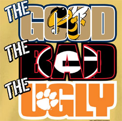 Georgia Tech Yellow Jackets Football T-Shirts - The Good The Bad The Ugly