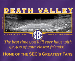 LSU Tigers Football T-Shirts - Death Valley - Best Time Closest Friends