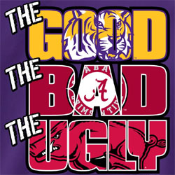 LSU Tigers Football T-Shirts - The Good The Bad The Ugly Tee