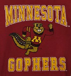 Minnesota Golden Gophers Football T-Shirts - Cool Youth Gopher Fan Shirt
