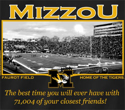 Missouri Tigers Football T-Shirts - Welcome To My House Faurot Field