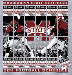 Mississippi State Bulldogs Football T-Shirts - 2011 Schedule Tickets To Glory