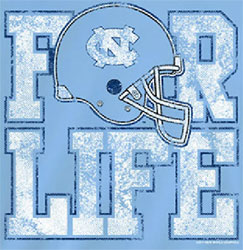 North Carolina Tar Heels Football T-Shirts - For Life