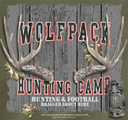 North Carolina State Wolfpack Football T-Shirts - Hunting Camp Football - Bragged About Here
