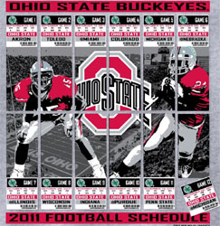 Ohio State Buckeyes Football T-Shirts - 2011 Football Schedule Tickets