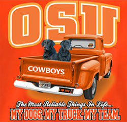 Oklahoma State Cowboys Football T-Shirts - Always Faithful - My Dogs My Truck My Team