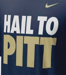 Pittsburgh Panthers Football T-Shirts - Hail To Pitt By Nike