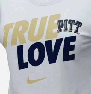 Pittsburgh Panthers Football T-Shirts - True Pitt Love By Nike