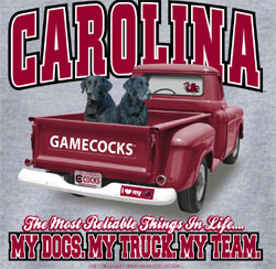 South Carolina Gamecocks Football T-Shirts - Always Faithful - My Dogs My Truck My Team
