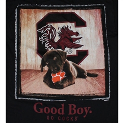 South Carolina Gamecocks Football T-Shirts - Man's Best Friend - Good Boy