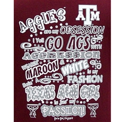 Texas A&M Aggies Football T-Shirts - Aggies Obsession Passion