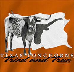 Texas Longhorns Football T-Shirts - Longhorns Tried And True