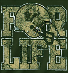 South Florida Bulls USF Football T-Shirts - For Life